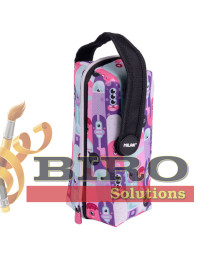 Penar școlar Milan „Aliens” cu 4 compartiment și umplutură